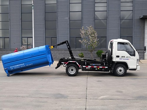 2噸車廂可卸式垃圾車